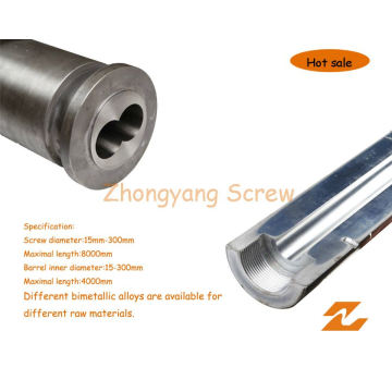 Bimetallic Screw Barrel Twin Parallel Screw Cylinder